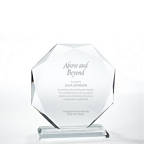 View larger image of Beveled Edge Crystal Trophy - Large Round